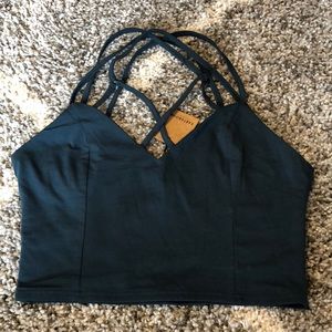 Earthbound strappy tank / bralette